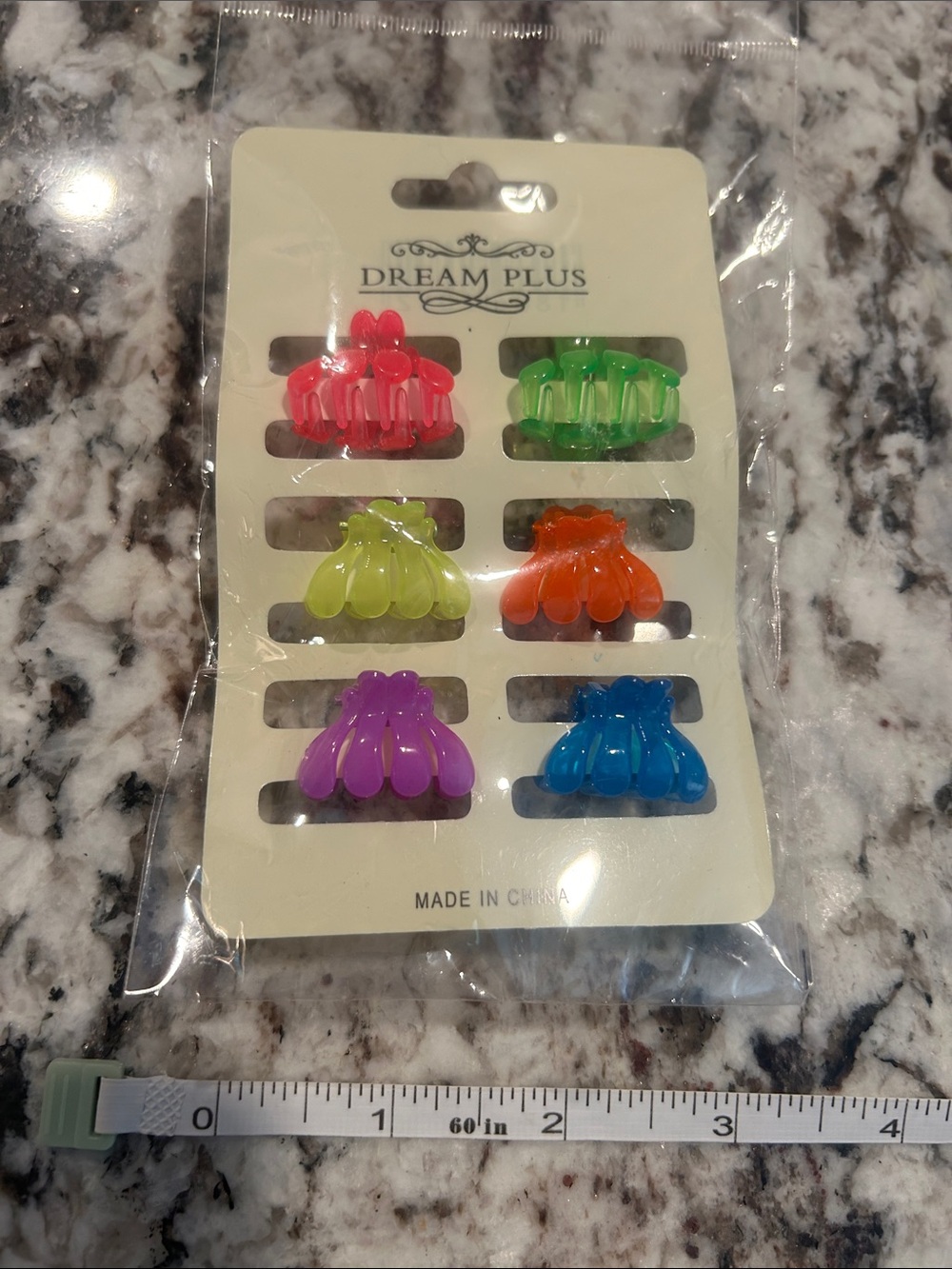 Kids Mini Hair Claw Clips - Multicolor Pack
